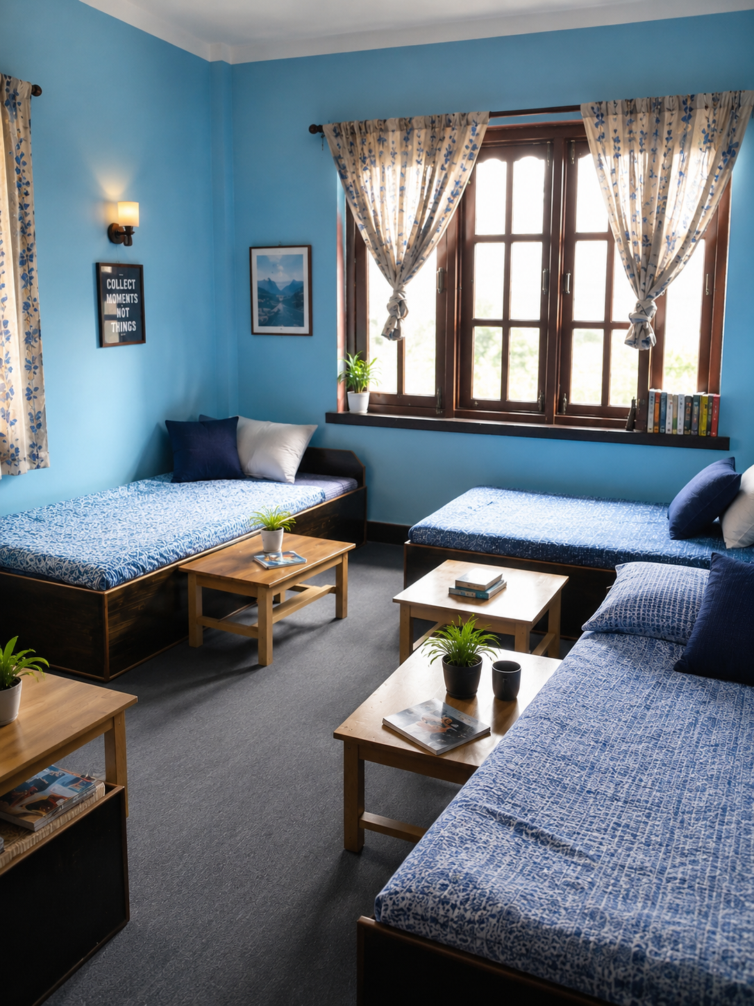 Hostel booking website built by Everly and Co. Kathmandu